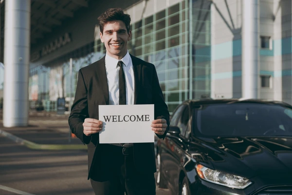 mci airport pickup service with professional driver at Kansas City airport