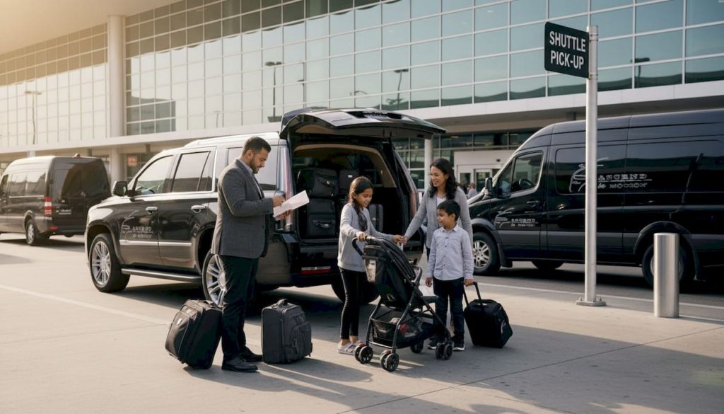 late night mci airport pickup service for families and travelers