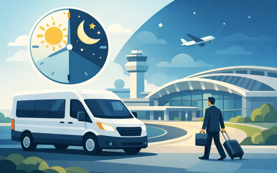 24 Hour MCI Airport Shuttle, On Your Schedule