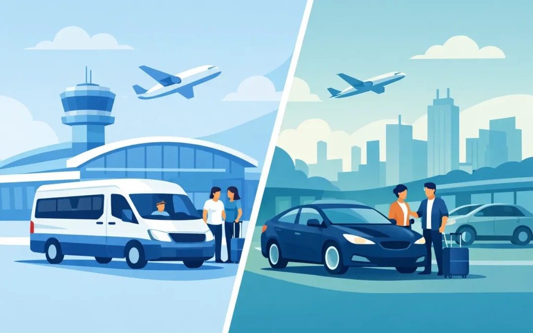 Airport Shuttle Versus Rental Car for MCI Trips