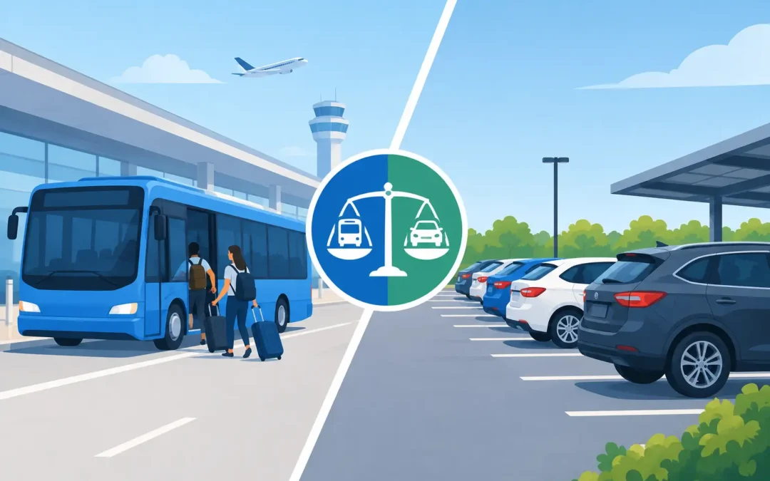Shuttle Versus Airport Parking: Which Saves More?